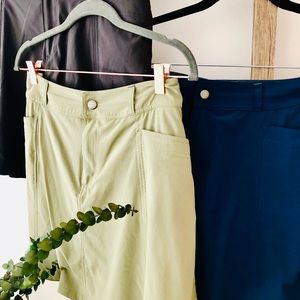 🌿L.L Bean Runabout Skort-Bundle of 2 - only blue & black-green not included